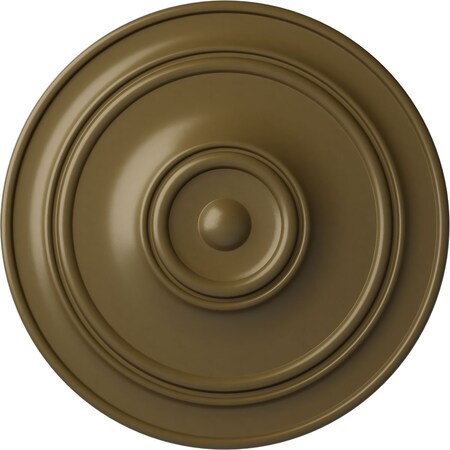 Ekena Millwork Small Classic Ceiling Medallion (Fits Canopies up to 10"), 40 1/4"OD x 3 1/8"P, Mississippi Mud CM40CLMMF